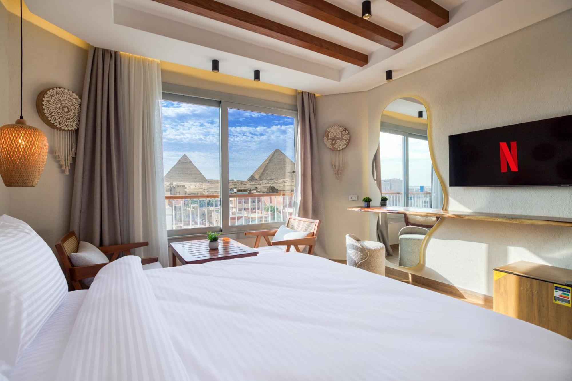 Galaxy Pyramids View Inn Kafrat al Jabal Ngoại thất bức ảnh