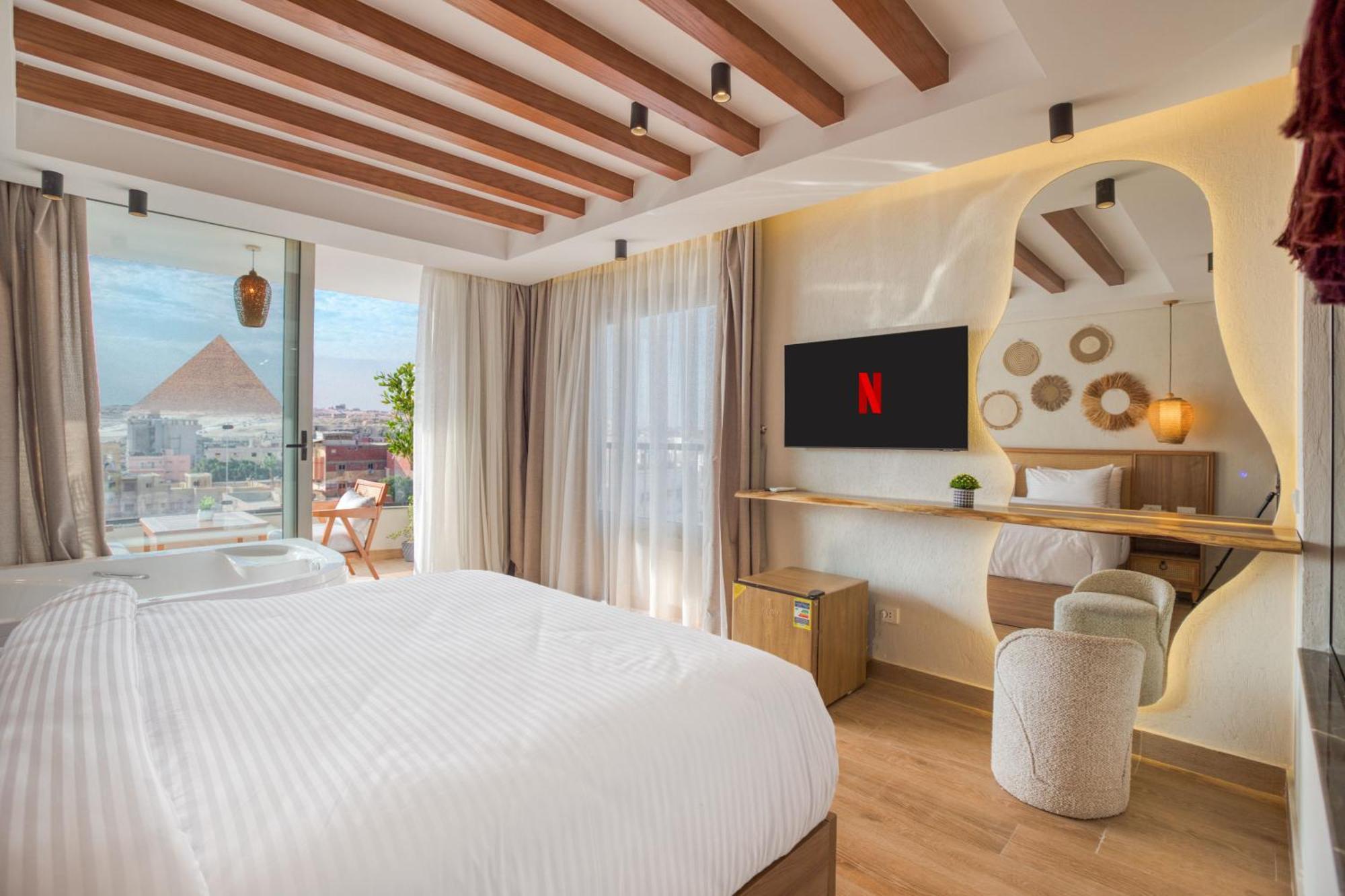 Galaxy Pyramids View Inn Kafrat al Jabal Ngoại thất bức ảnh